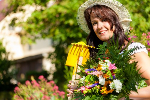 Seasonal garden care activities in Fulham